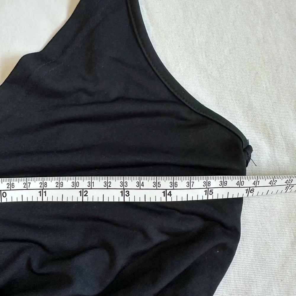 Toby Heart Ginger x Love indie Black Twist-Front Spaghetti Strap Top XS - Picture 8 of 14